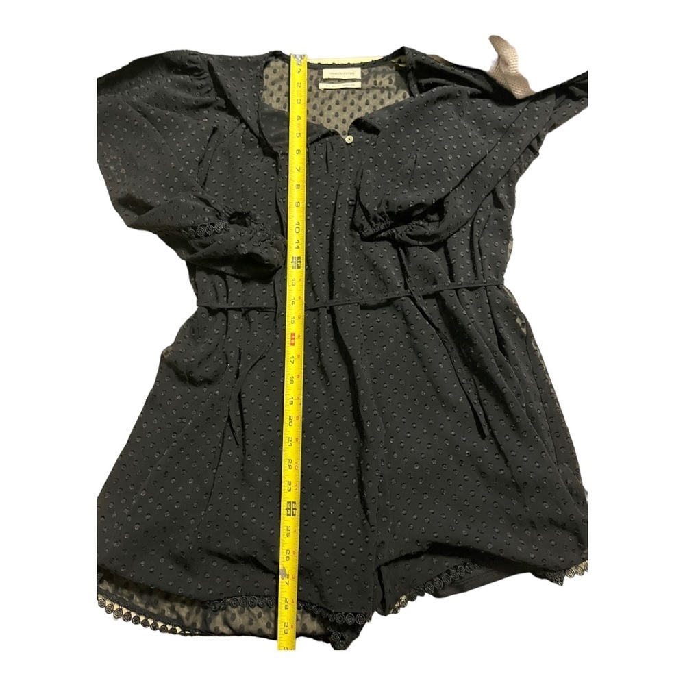 Urban Outfitters Swiss Dot Long Sleeve Romper - Picture 8 of 9